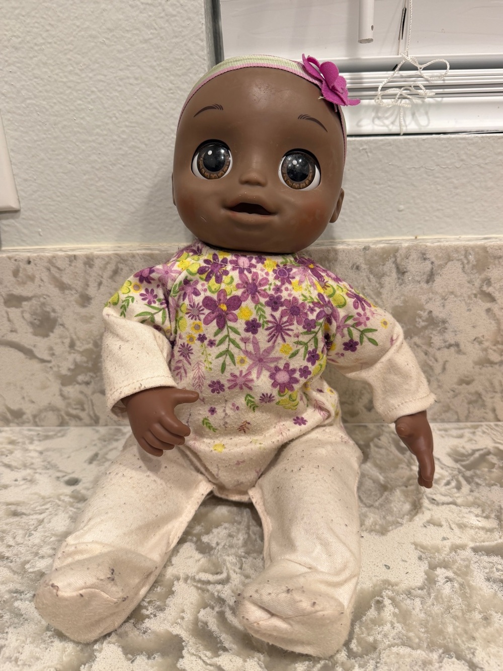 Hasbro Baby Alive 2017 African American Real as Can Be Interactive Baby Doll